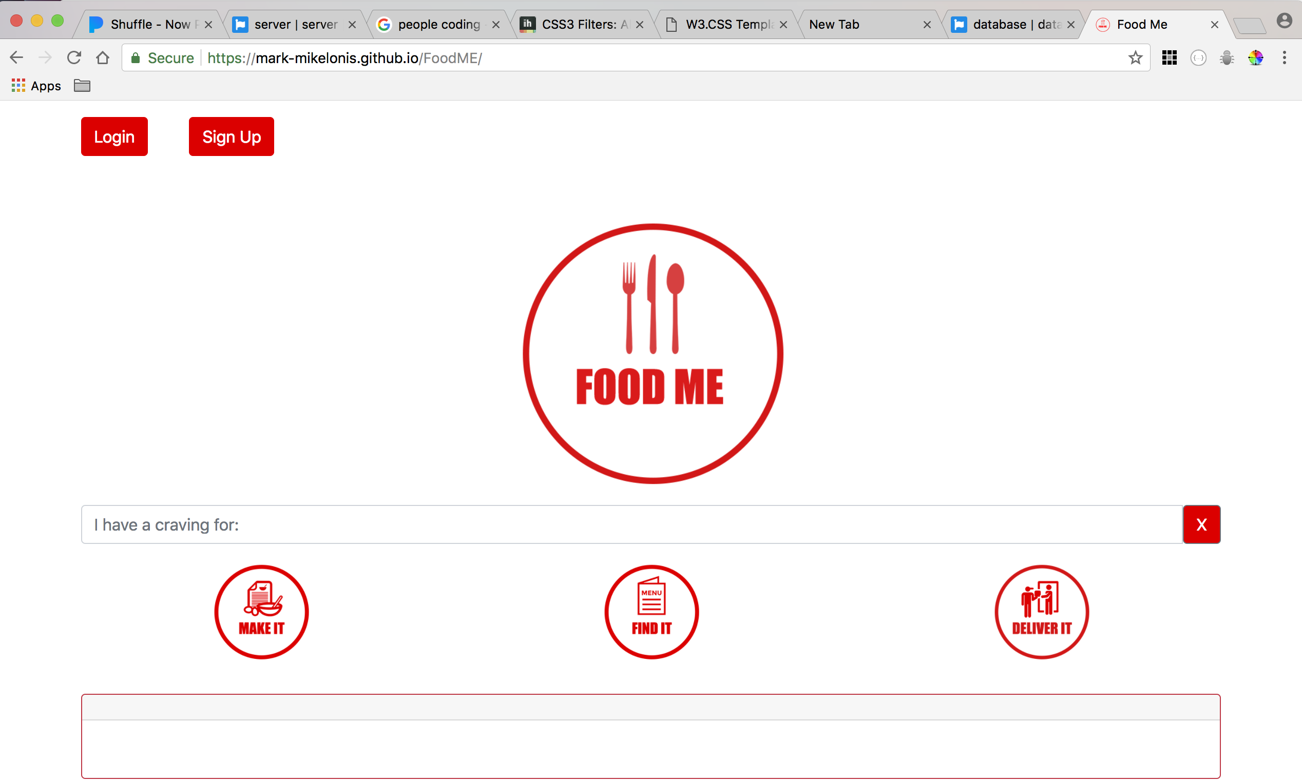 FoodMe App